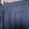 Pant uomo blue gessato lana