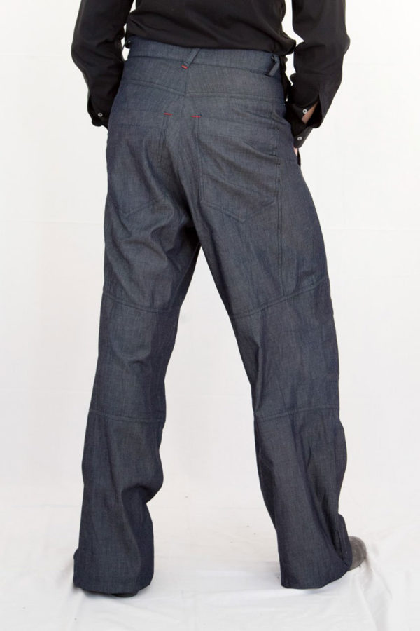 Pantalone Uomo Sportivo Jeans col blue 2